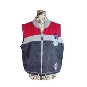 Aero Dynamics Conditioning One Size Vest Fitness Bicycle Red Gray Graphic Street